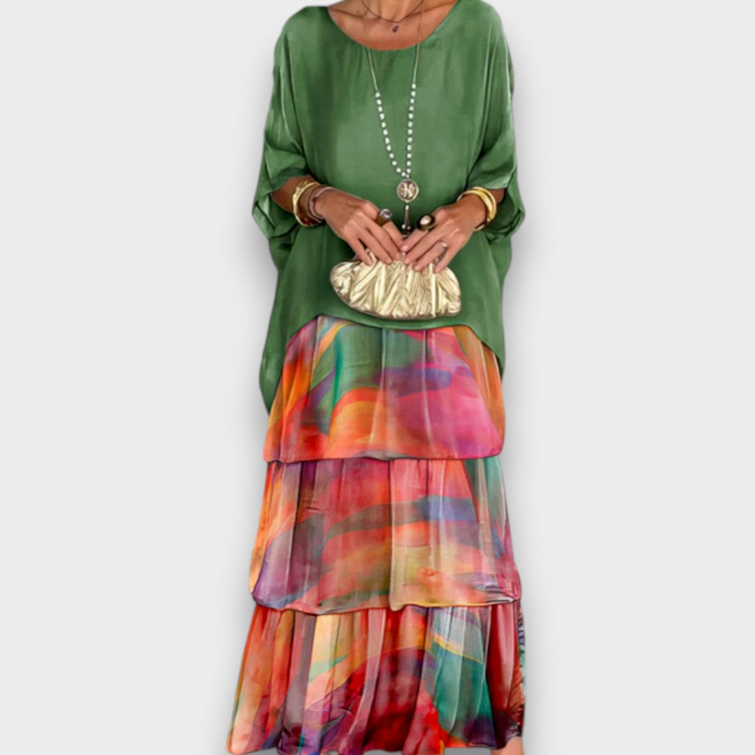 Lara - Elegante Vestido Maxi Fluido