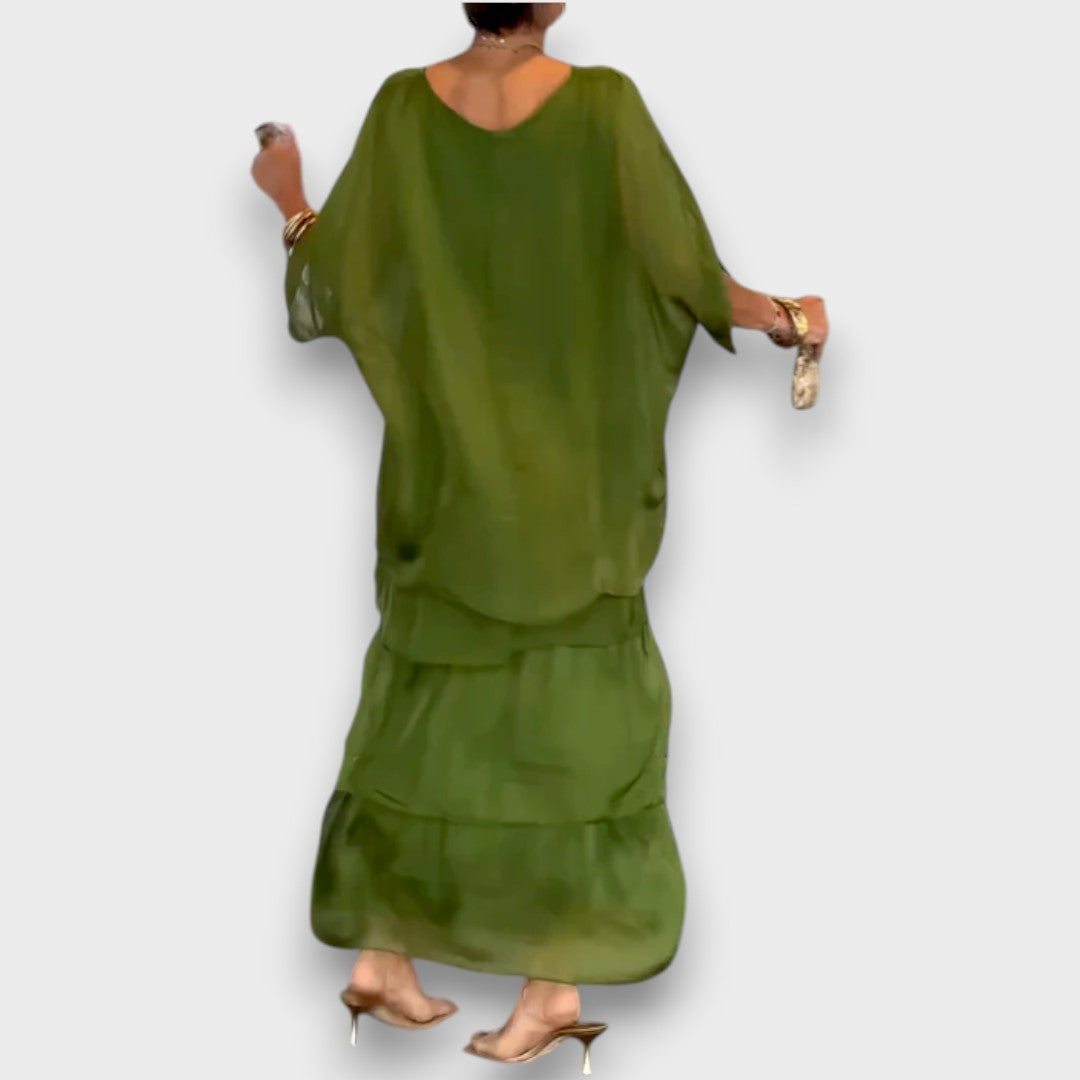 Lara - Elegante Vestido Maxi Fluido