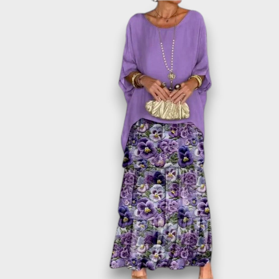 Lara - Elegante Vestido Maxi Fluido