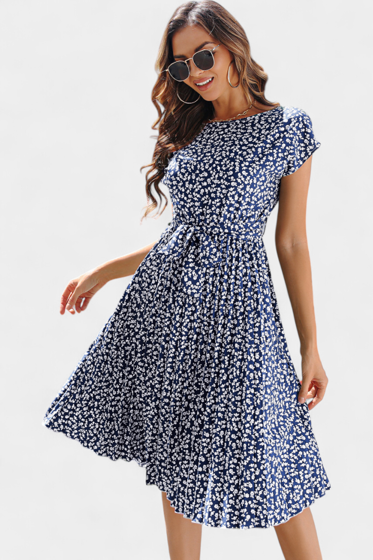 Marta - Vestido Floral de Inspiración Campestre